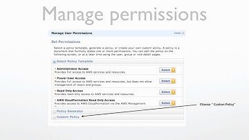 Amazon bucket access IAM user video