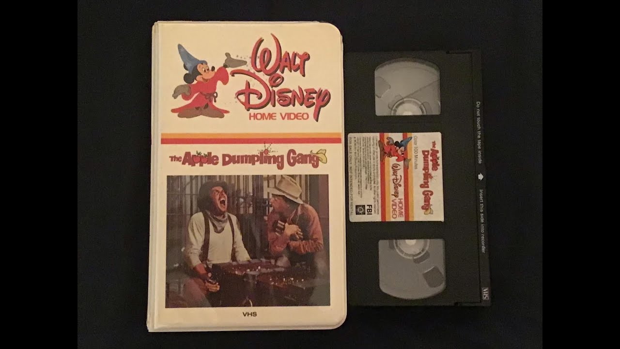 Opening & Closing to The Apple Dumpling Gang 1980 VHS [Walt Disney Home Video]