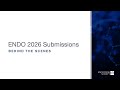 Behind The Scenes ENDO 2026 Session Submissions 