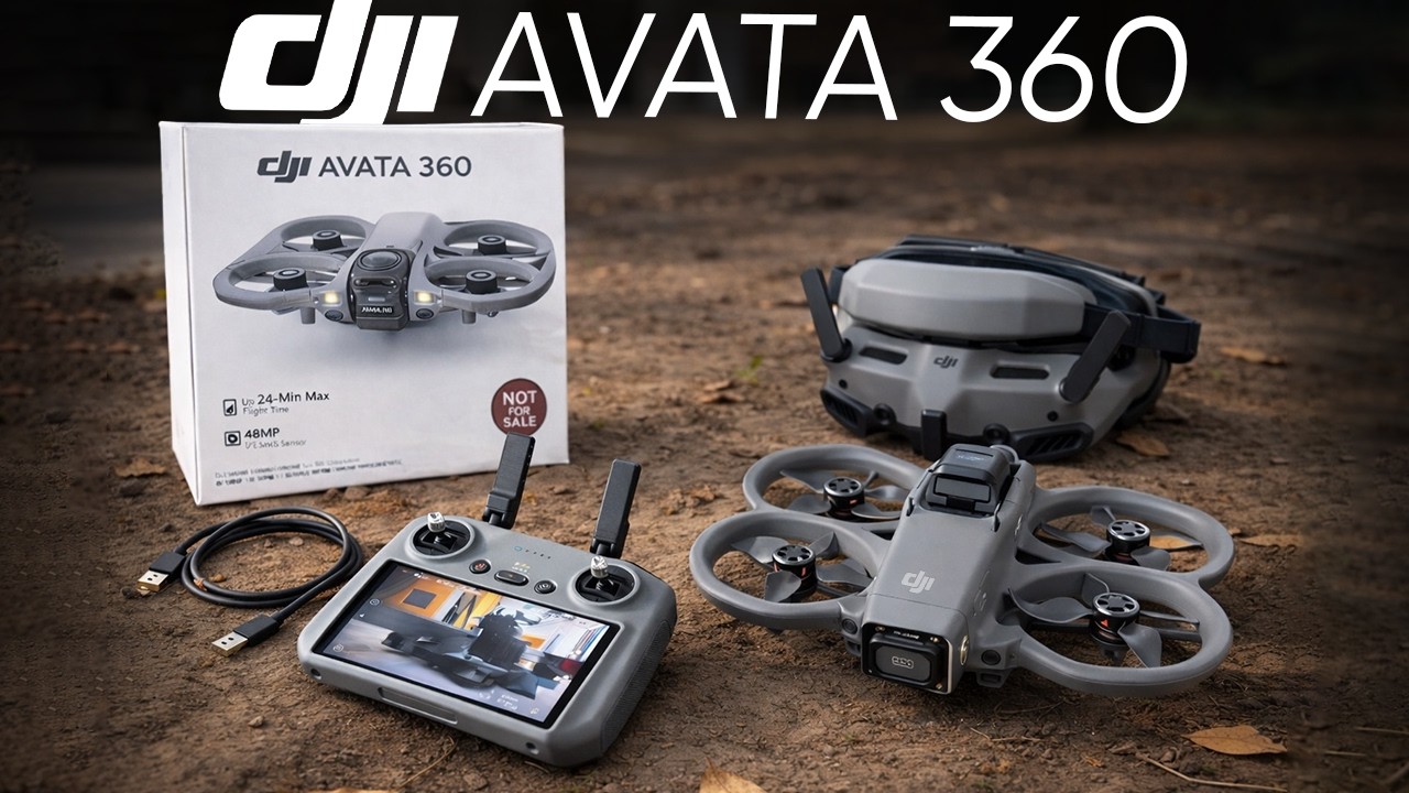 Официально подтверждено появление DJI Avata 360 – раскрыты просочившиеся в сеть характеристики, ц...