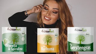 Gedrag korting Afwezigheid Ich nehme KURKUMA, GERSTENGRAS, CHLORELLA & SPIRULINA 🍃 - YouTube