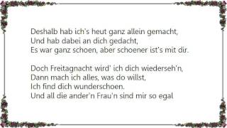 Die Prinzen - Allein Gemacht Lyrics