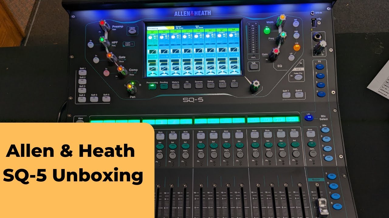 LPM Unboxing: Allen & Heath SQ-5 - YouTube