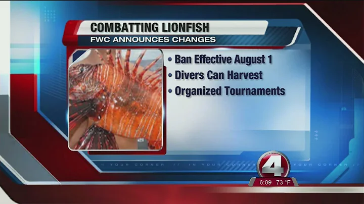 FWC announces new measures to combat lionfish