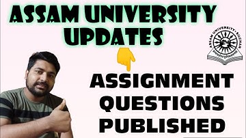 TDC Assignment Questions Published 👉 How to Write - Full Guidelines 🔥 #AssamUniversitySilchar