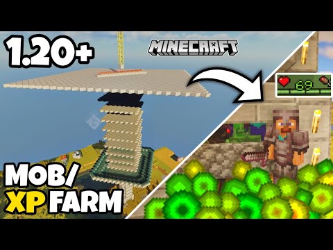 UNLIMITED Easy XP FARM Tutorial In Minecraft 1.20 | Mob spawner Farm ...