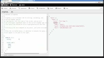 GraphQL on Drupal