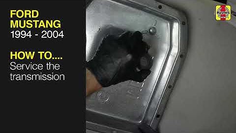 Ford Mustang (1994 - 2004) - Service the transmission