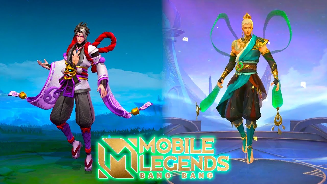 Vale Soaring Devata Starlight Skin VS Kannagi Elite Skin MLBB - YouTube