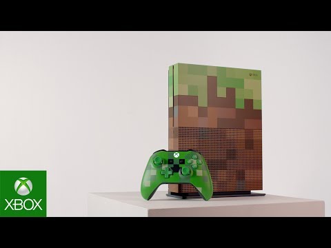 Официально представлена игровая приставка Xbox One S Minecraft Limited Edition: с сайта NEWXBOXONE.RU