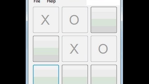 Visual Studio Winform Tic Tac Toe Tutorial Example (C#)
