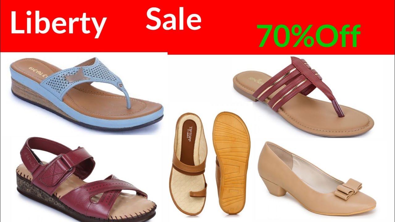LIBERTY SALE 70% OFF FOOTWEAR COLLECTION 2020 LADIES SHOES CHAPPAL SANDAL DESIGN - YouTube