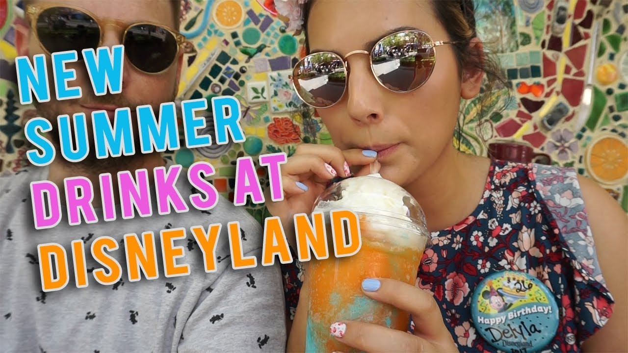 New Drinks at Disneyland | Summer 2017 - YouTube