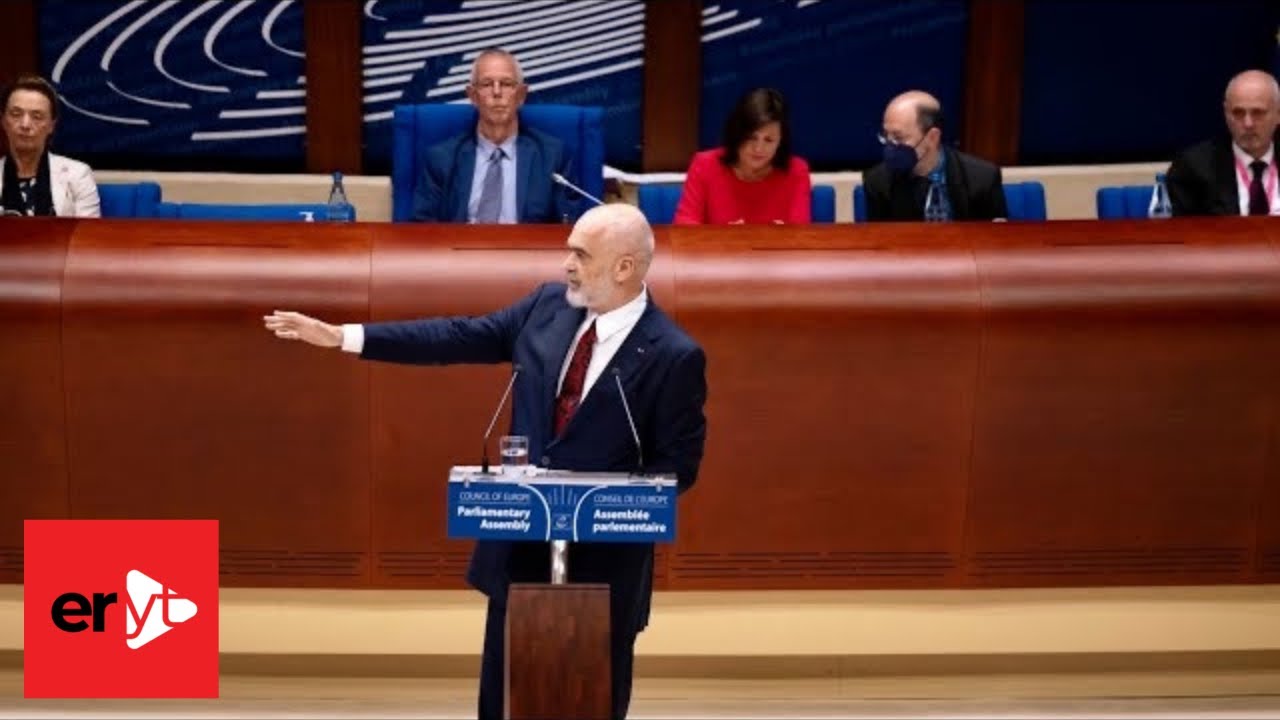 Kryeministri Edi Rama - Strasburg, fjala në Asamblenë e Përgjithshme të Këshillit të Europës