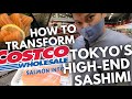 【How to make Salmon Sashimi】From COSTCO to High-end Sushi Master's Quality!銀座の寿司職人が教えるコストコサーモンの仕込み方