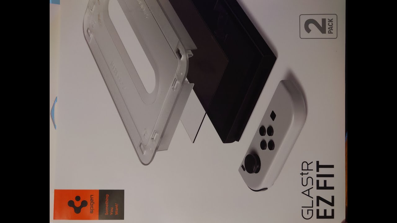 Защитное стекло Spigen на Nintendo Switch OLED (AGL03829)