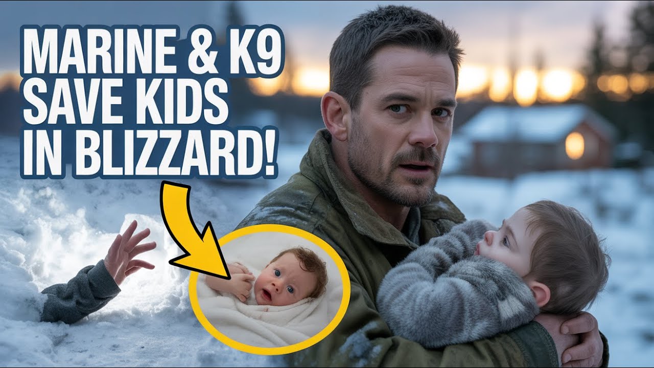 Incredible Discovery: A Marine and K9 Saved a Child Clutching a Newborn in a Blizzard—Faith Rest...