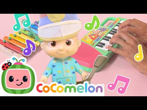 JJ's Musical Jam!🎶 | Keyboard & Xylophone Fun! | CoComelon Pretend Play