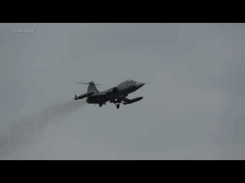 Norwegian Starfighter LN-STF Lockheed CF-104D Leeuwarden AB (EHLW) Howling Sound !!11-6-2018 Holland