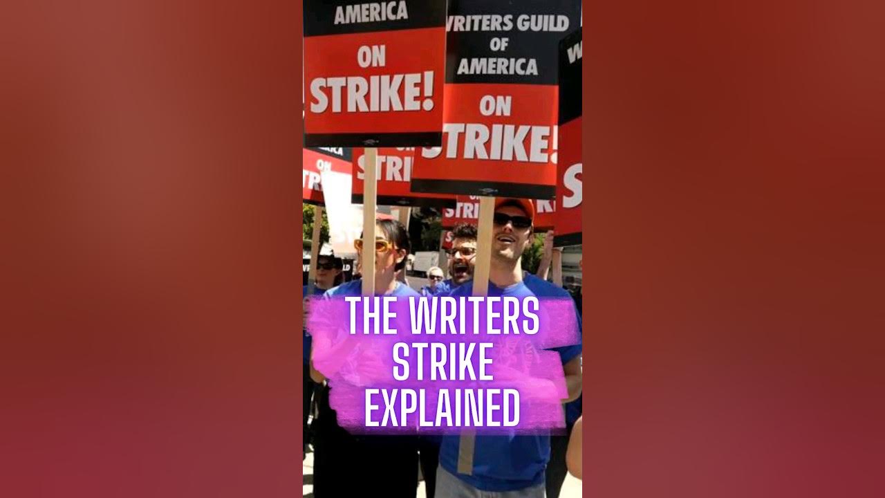 The WGA Writers Strike Explained shorts YouTube