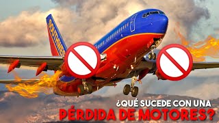 ¿Qué pasa si un avión pierde un motor o ambos?