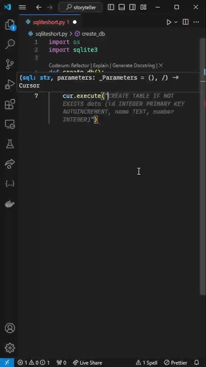 How to create a SQLite3 Database with Python - YouTube