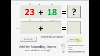 Adding By Rounding Down or Partial Sums