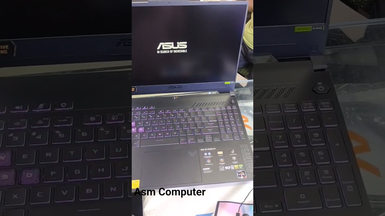 Asus Tuf A15 FA507NUR RTX 4050 6GB DDR 6 16 Gb 5 512 Nvme Reels Viral Shorts Happycustomer