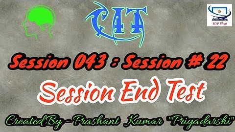 Session 43 - Session 22 - BS CIT - Session End Test