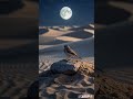 Moonlit Desert Bird &ndash; A Nighttime Beauty! 🌙🏜️#shorts #birds #nature #oiseau #aibirds #birdsong