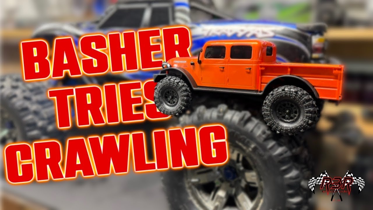 AXIAL SCX24 ダッジパワーワゴン+ トレーラー New Axial. SCX24 Power Wagon and Car Hauler Trailer - YouTube