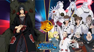 Akatsuki Itachi Uchiha VS Otsutsuki & Kara Marathon battle NARUTO X BORUTO Ultimate Ninja STORM