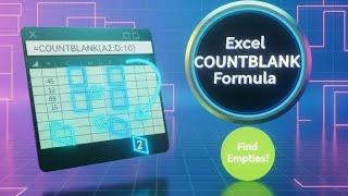 How to Use COUNTBLANK in Excel | Count Empty Cells Easily