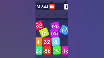 8K MERGE BLOCKS GAME PLAY (VIDEO GAME, ONLINE GAMES, MOBILE GAMES)