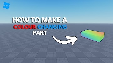 How to make a COLOUR CHANGING PART in Roblox Studio