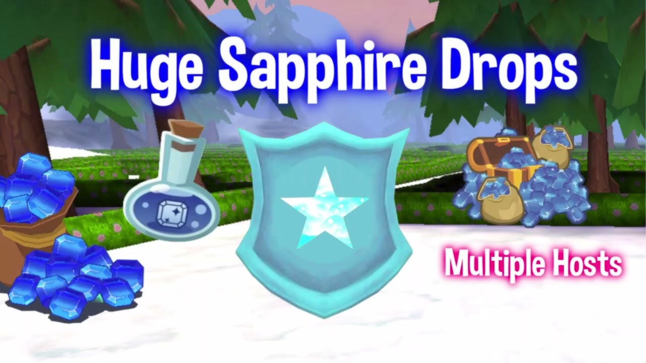 HUGE SAPPHIRE DROPS *MULTIPLE HOSTS AND TIMES* | Friendship Festival Drop 2026 Animal Jam