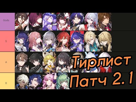 Видео: Лучший Тирлист Патча 2.1 | Новая ИМБА каждый патч! [Honkai: Star Rail]