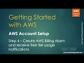 Setup AWS Account - Step 4 - Setup Billing Alert