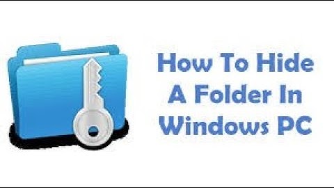 How To Hide and Unhide Folder in Windows 7/8/10/XP - Urdu/Hindi 100% Working