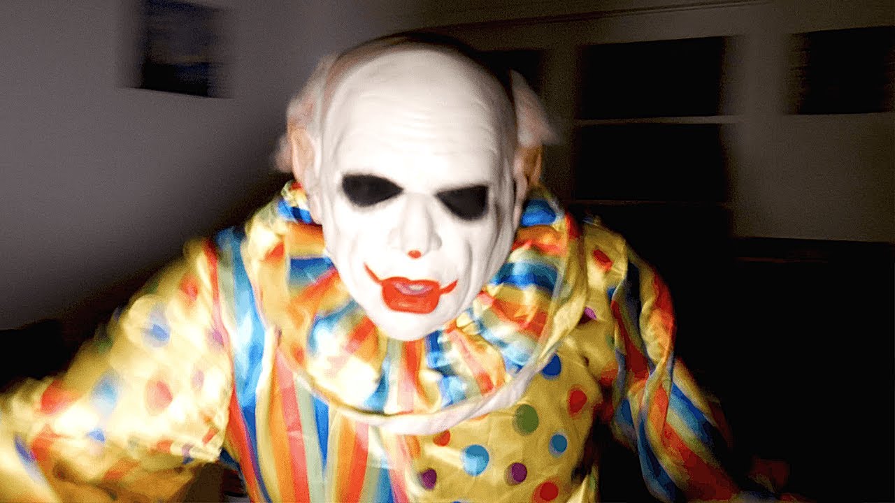 Scary Clown Attacks While Weee are Ghost Hunting in our House at 3am ...