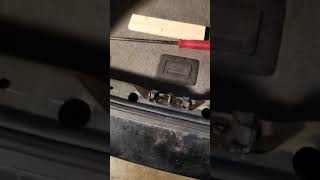 BMW Trunk Will Not Latch