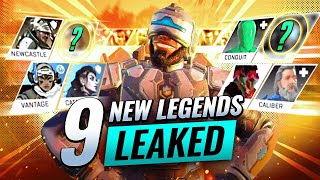 All 9 NEW LEAKED Legends Explained + Gameplay (Apex Legends)