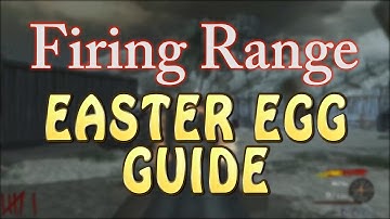 Firing Range Easter Egg guide - Call of duty World at war custom zombies