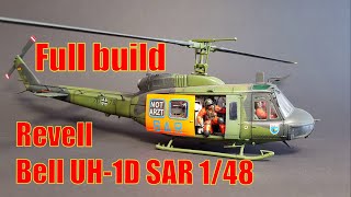 Baubericht/ Full build Bell UH1D SAR Revell 1/48 'Goodbye Huey'