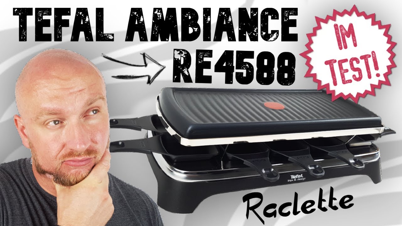 radioactiviteit nauwelijks Oswald Tefal Raclette RE4588 Test ▻ Modell "Ambiance" vom Markenhersteller  getestet! ✓ Wunschgetreu - YouTube