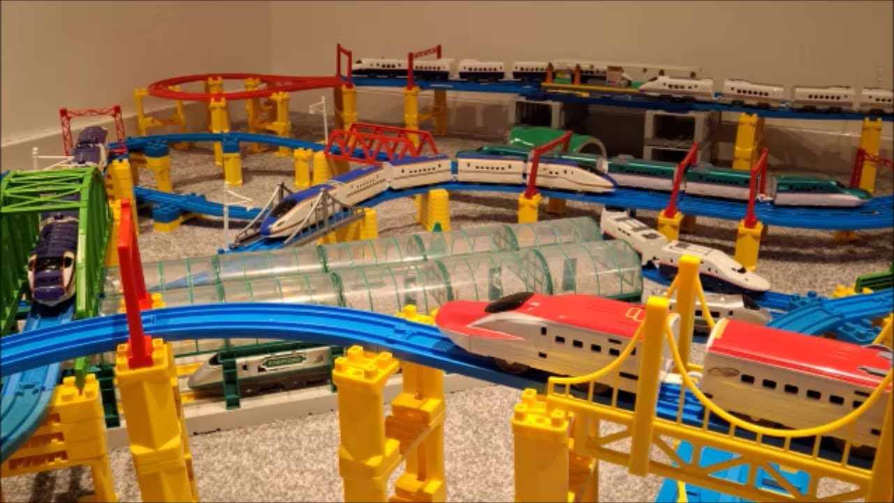 Tomy Plarail Shinkansen Trains 22, Longer Trains 4