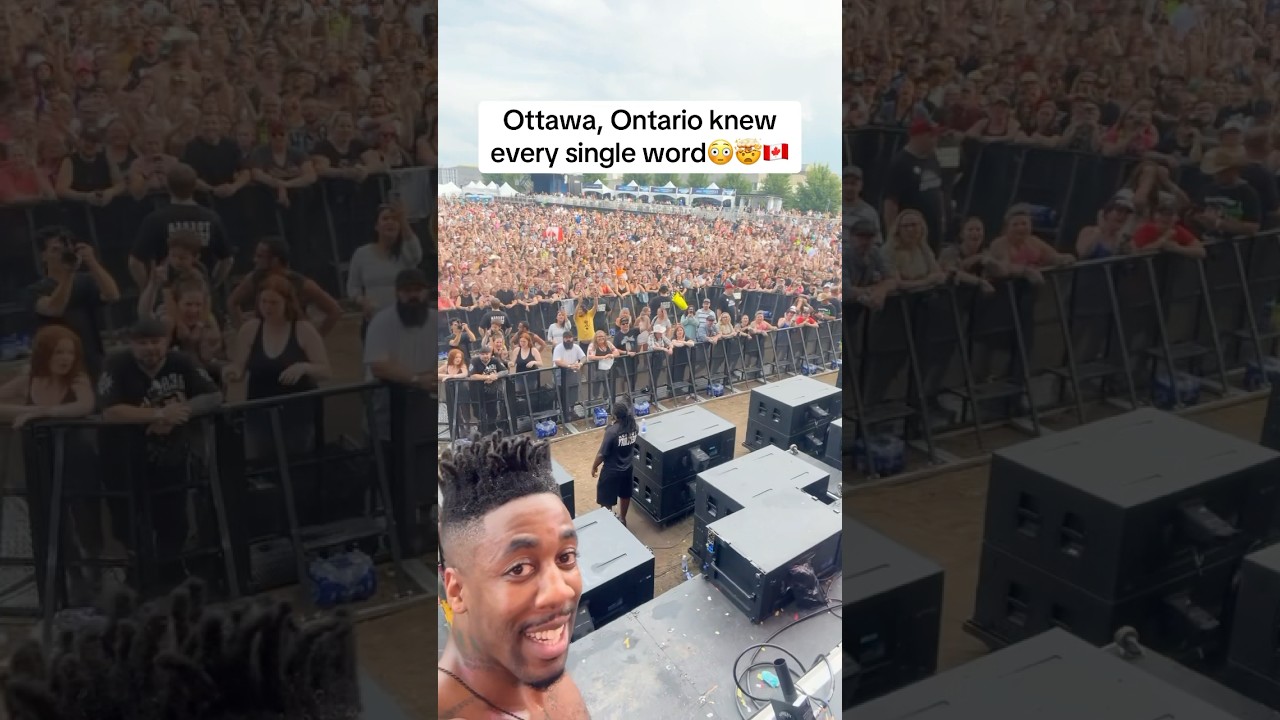 Ottawa, Ontario knew every single word😳🤯🇨🇦 