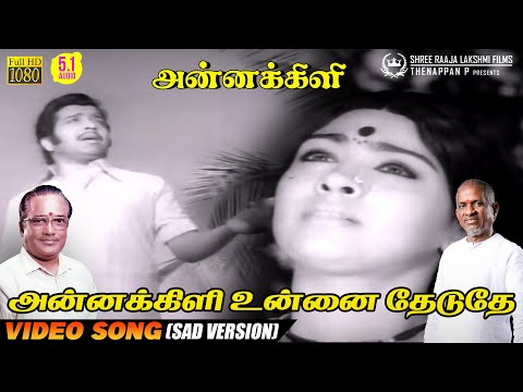 Annakili Unnai Theduthe (Sad) | Rare Combo of TMS with Ilaiyaraaja | 5.1 Audio | HD Video Song