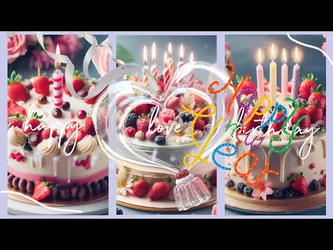 Happy birthday music 💖celebration Strawberry cake Event Design #happybirthday #birthdaymusic