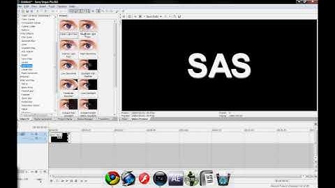 Light Rays on text Tutorial (Sony Vegas)